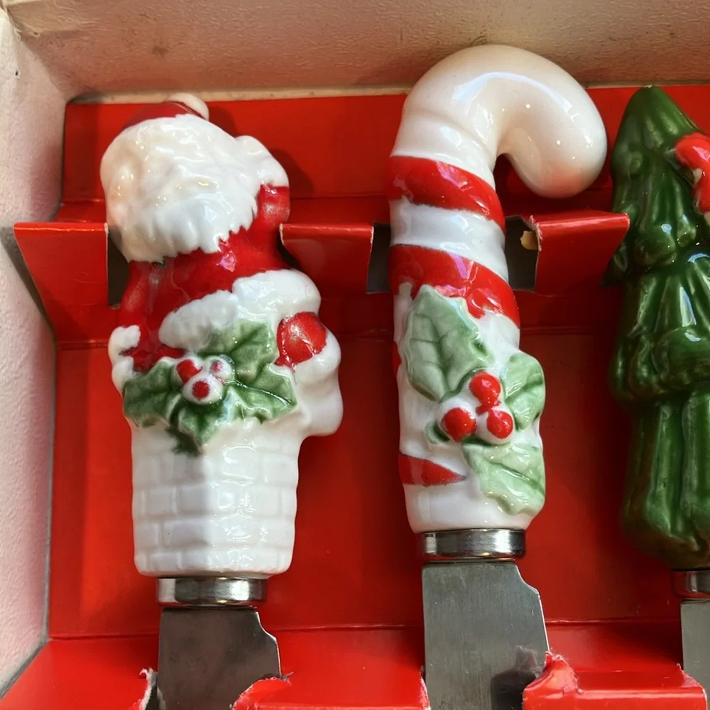 Vintage Holiday Christmas Spreaders